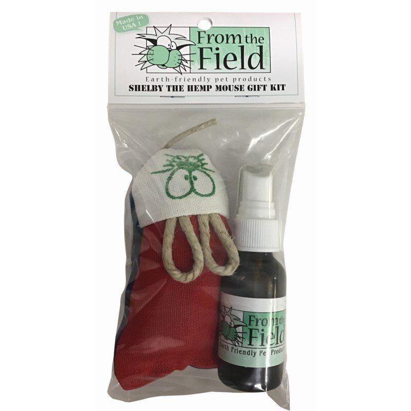 Shelby The Hemp Mouse Gift Kit. best cat toy
