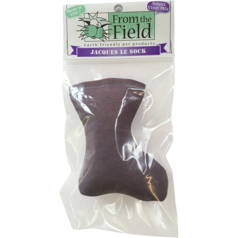 Jacques le Sock Best Silvervine Cat toy