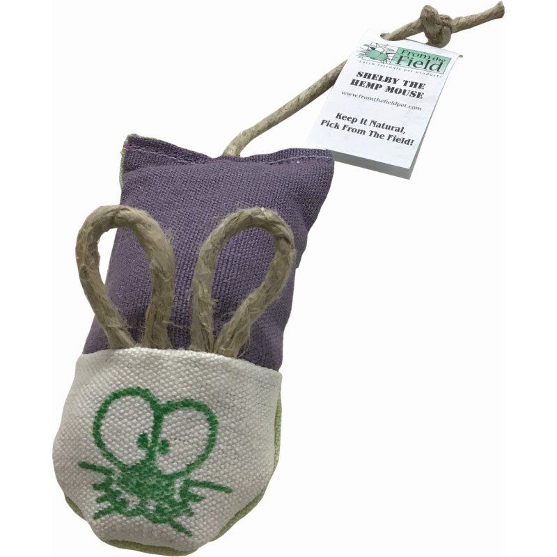 Shelby The Hemp Mouse durable cat toy