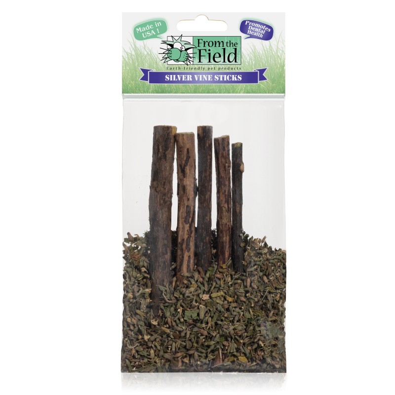 Silver Vine Sticks In Ultimate Blend Silver Vine and Catnip Mix Made in USA