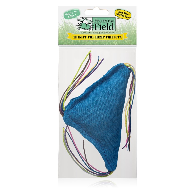 Trinity The Hemp Trifecta Hemp Cat Toy with Catnip Silver Vine and Valerian Root Made in USA